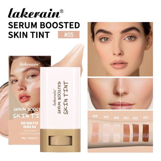 Solid Tinted Serum Skin Tint Balm Beauty Balm Serum Radiant Dewy Finish Even Skin Tone Plumper Look Cosmetics