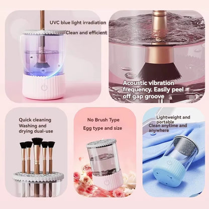 3 in 1 Electric Makeup Brush Cleaner USB Plug Makeup Brush Rotary Cleaning Washing Machine Beauty Brushes Dryer Makeup Tools