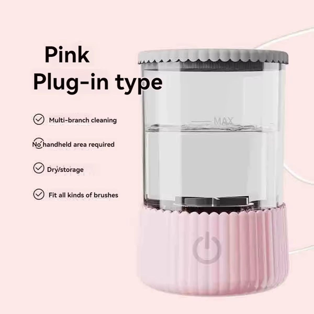 3 in 1 Electric Makeup Brush Cleaner USB Plug Makeup Brush Rotary Cleaning Washing Machine Beauty Brushes Dryer Makeup Tools