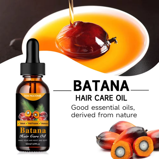 Batana Hair Care Oil, Professional Hair Care Deep Conditioning for All Hair Types, Smoothing Hair Care Oil, Nourishing Hair