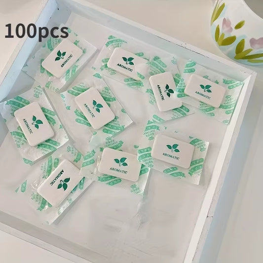 100Pcs Jasmine Fragrance Bags - Perfect for Wardrobes, Cars, and Home Fragrances