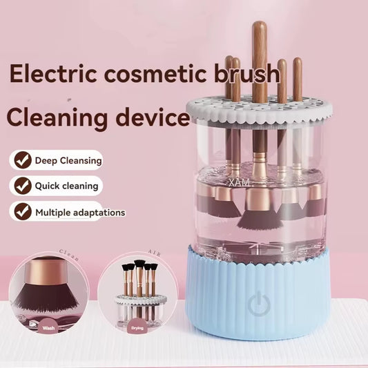 3 in 1 Electric Makeup Brush Cleaner USB Plug Makeup Brush Rotary Cleaning Washing Machine Beauty Brushes Dryer Makeup Tools