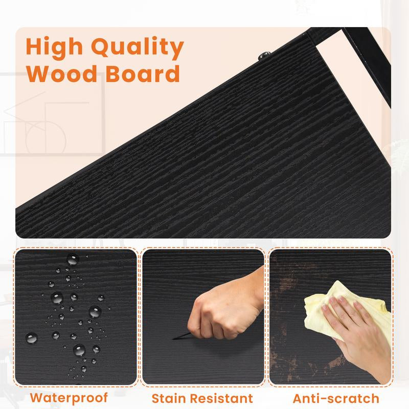 5 Tiers Bookshelf, Classical Modern Book Shelf, Tall Display Shelves in Living Room/Home/Office, Storage Organizer for Cds/Books/Movies