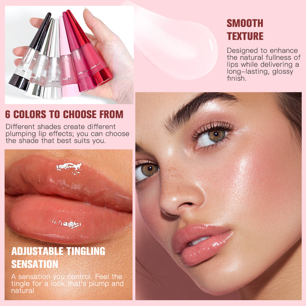 Instant Lip Plumping Oil Deep Hydrating Moisturizing Sexy Lip Care Ultimate Plumping Lip Plumper Gloss Sexy Beauty Makeup ZeeDealAura