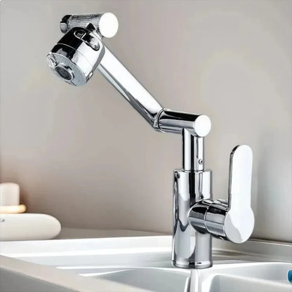 1080° Swivel Kitchen Sink Faucet Bathroom Sink Faucet Basin Faucet Multifunction Cold and Hot Water Tap
