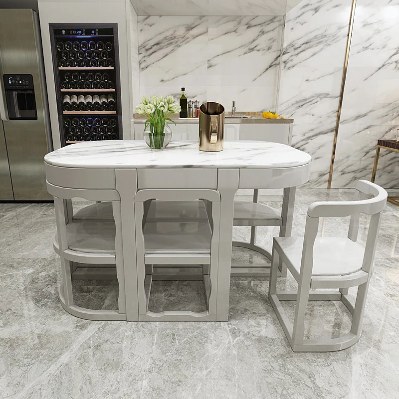 OnlyTable Kitchen Tables Luxury Tall Nordic Modern Dining Tables Senior Style Tavolo Rotondo Pranzo Dining Room Furniture