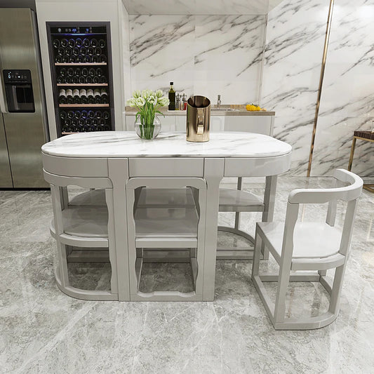 OnlyTable Kitchen Tables Luxury Tall Nordic Modern Dining Tables Senior Style Tavolo Rotondo Pranzo Dining Room Furniture