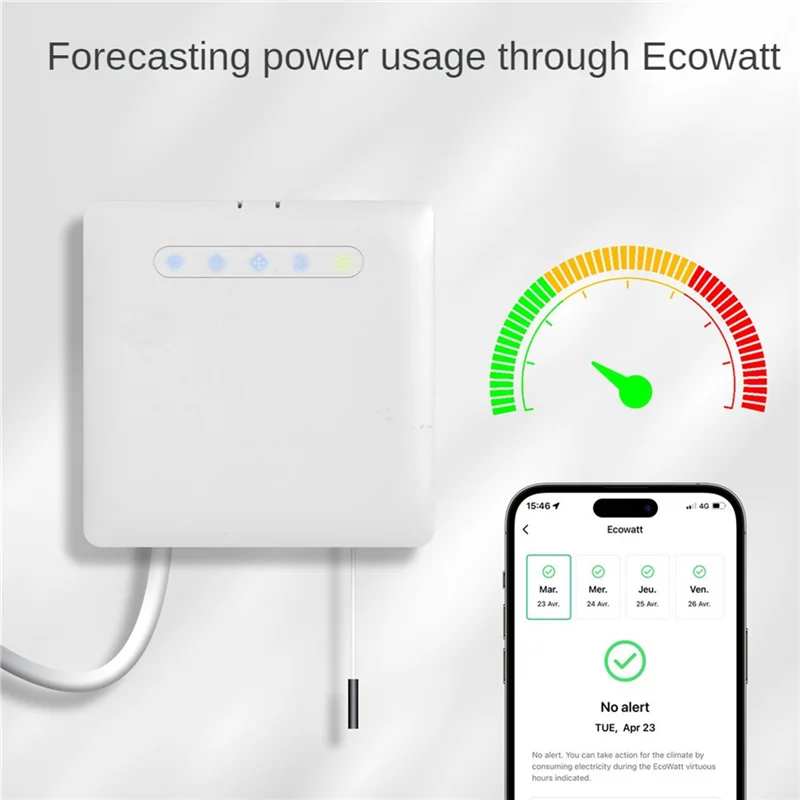 CABE-Zigbee Smart Thermostat For Pilot Wire Heating Radiator For Ecowatt Electricity Monitoring App Control