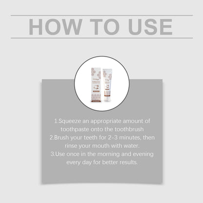 ORALHOE Gum Care Toothpaste Refreshing Breath Enamel Reinforcement Brightens Teeth Rich Foam Comfortable Brushing