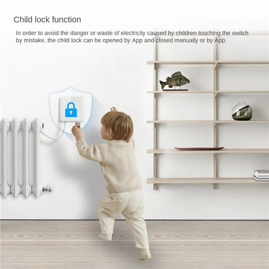 CABE-Zigbee Smart Thermostat For Pilot Wire Heating Radiator For Ecowatt Electricity Monitoring App Control