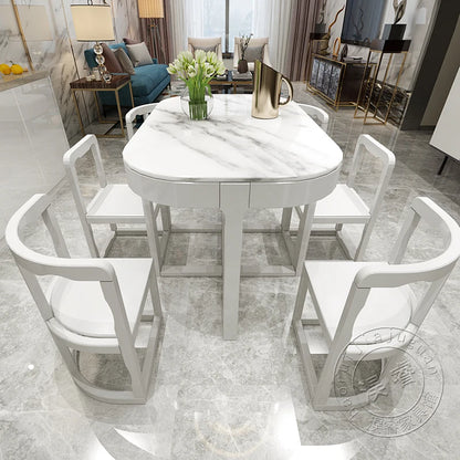 OnlyTable Kitchen Tables Luxury Tall Nordic Modern Dining Tables Senior Style Tavolo Rotondo Pranzo Dining Room Furniture