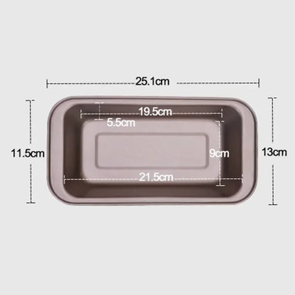 5-Piece Nonstick Carbon Steel Bakeware Set – Oven-Safe Bread Loaf Pan, Muffin Tray, Cake & Pizza Pans for Perfect Baking