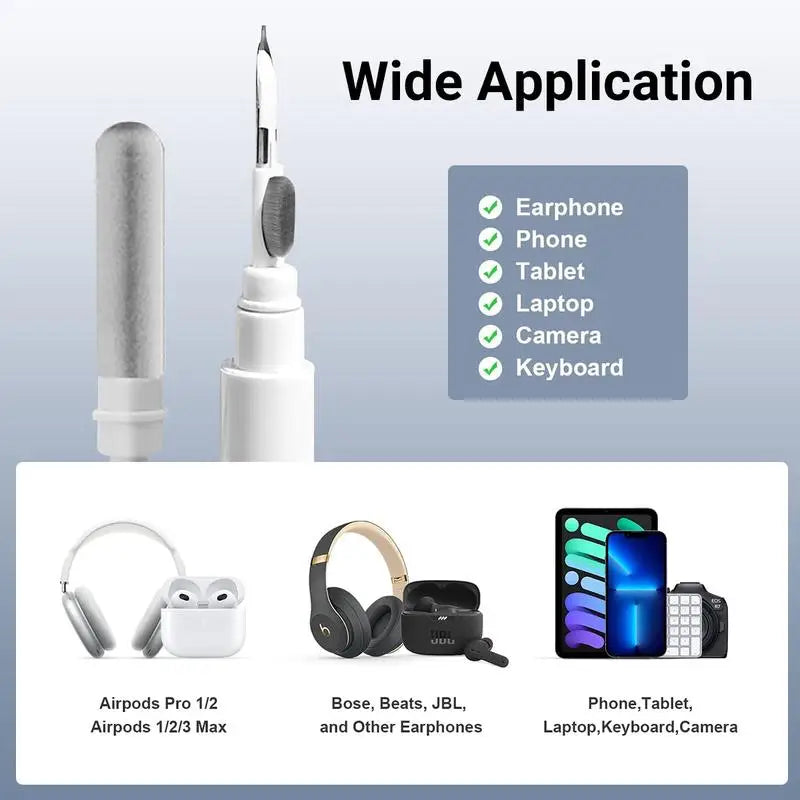 Cleaner Kit Earbuds Cleaning Multi-Function Cleaning Tool for Airpods Pro 1 2 3 iPhone Bluetooth Wireless Earphones Camera