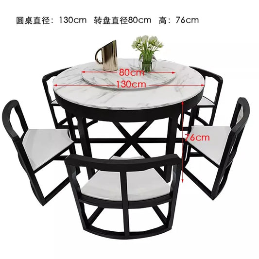 OnlyTable Kitchen Tables Luxury Tall Nordic Modern Dining Tables Senior Style Tavolo Rotondo Pranzo Dining Room Furniture