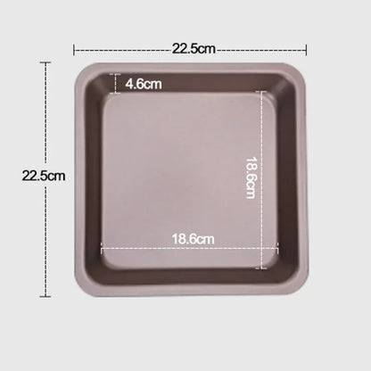 5-Piece Nonstick Carbon Steel Bakeware Set – Oven-Safe Bread Loaf Pan, Muffin Tray, Cake & Pizza Pans for Perfect Baking