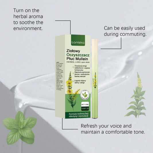 Herbal Diffuser Pen Lung Cleansing Improve Breathing Relieve Anxiety Stress Air Freshener Refresh Plant Serum Respiratory Stick