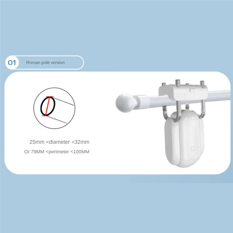 Automatic Curtain Opener Robot Smart Curtains Rod Home Device With Remote Control, Timer Switch Manual Durable Easy To Use HOT!