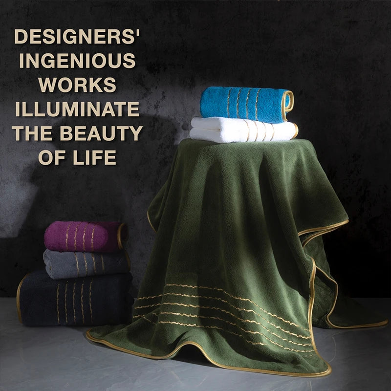 8-Piece Premium Bath Towel Set - Hotel Collection with Plush, Absorbent & Fast-Drying Towels, Bathroom Essentials for Luxury Home