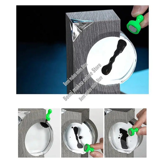 Ferrofluid Music Rhythm Lamp Ferrofluid Magnetic Liquid Pickup Equipment Visual Music Pickup Desktop Sound Partner B-ABVP
