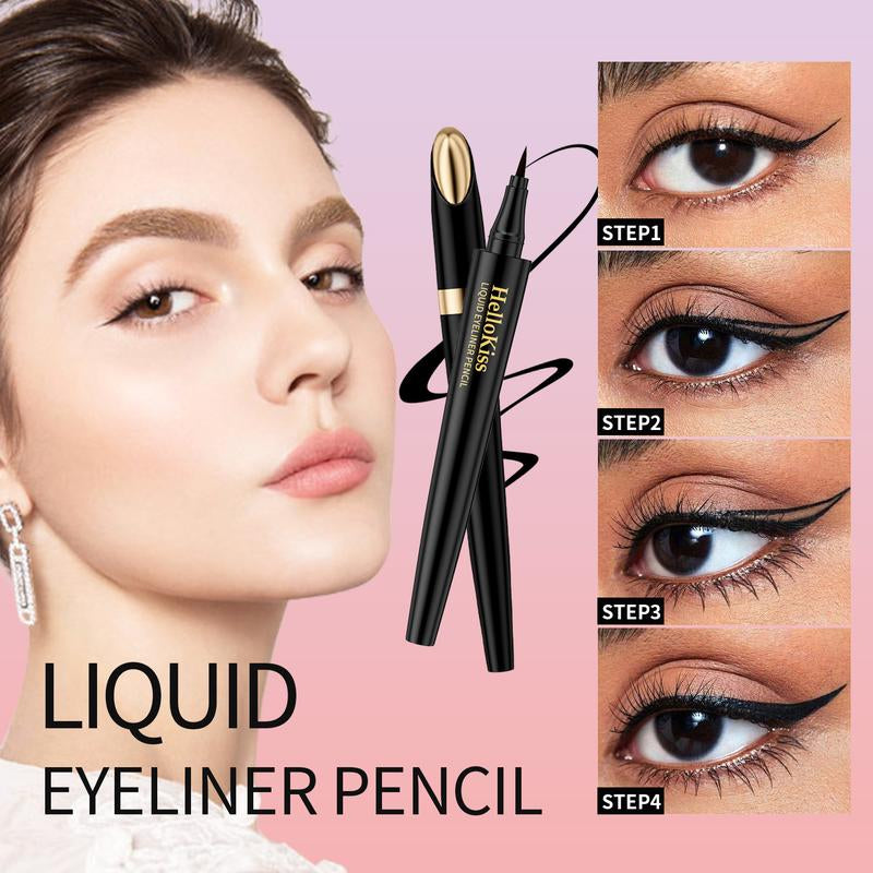 Hellokiss Long-Lasting Eyeliner - Lightweight, Waterproof, Vegan,Cruelty-Free,24-Hour Smooth Application,Ultra- Creamy and Silky Smooth Texture.