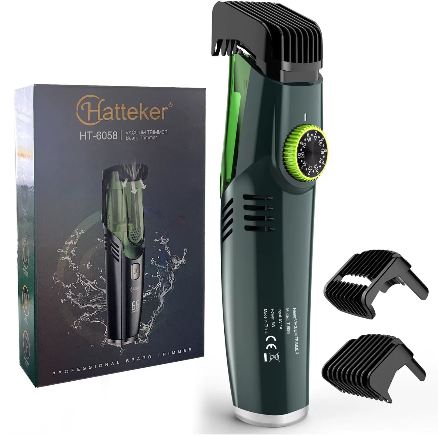 Automatic Hair Trimmer Electric Hair Cutter Wet/Dry Dual Use Home Baby Hair Clipper Men'S Beard Trimmer
