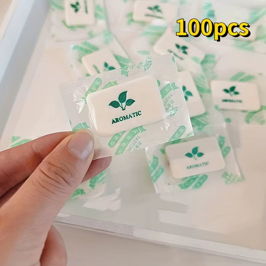 100Pcs Jasmine Fragrance Bags - Perfect for Wardrobes, Cars, and Home Fragrances