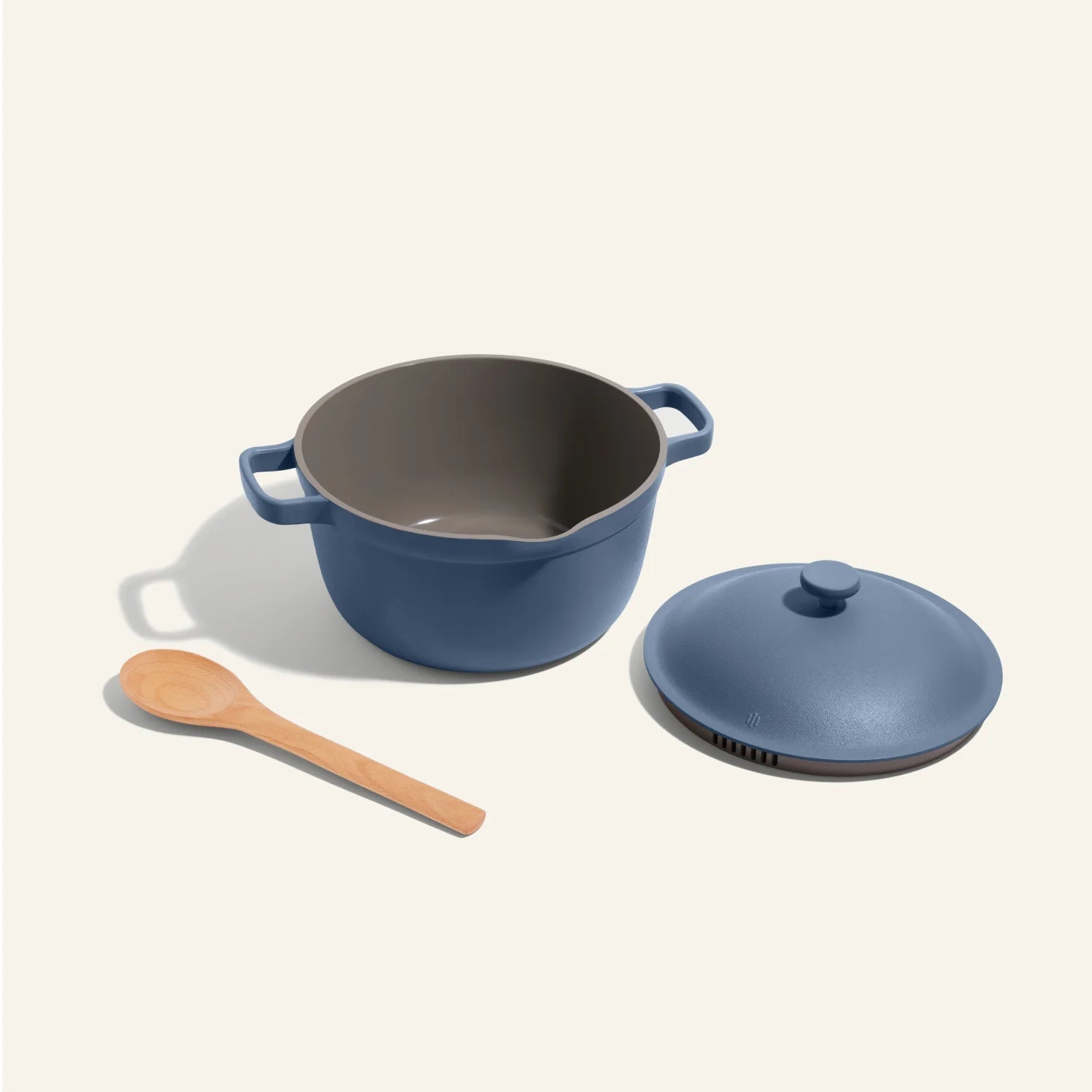 5.5 Qt Ceramic Nonstick Cooking Pot with Lid & Spatula | PFAS-Free, Non-Toxic 8-in-1 Cookware for Healthy Cooking