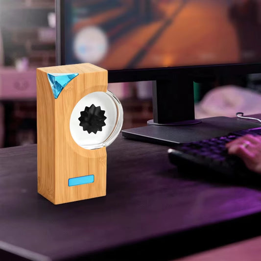 -A15I Ferrofluid Music Rhythm Lamp Ferrofluid Magnetic Liquid Pickup Equipment Visual Music Pickup Desktop Sound Partner B