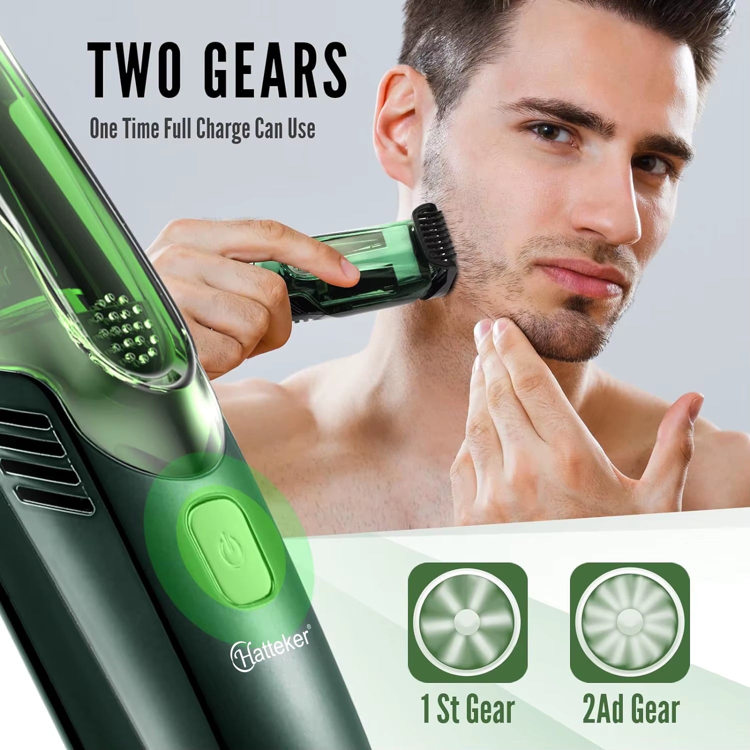 Automatic Hair Trimmer Electric Hair Cutter Wet/Dry Dual Use Home Baby Hair Clipper Men'S Beard Trimmer