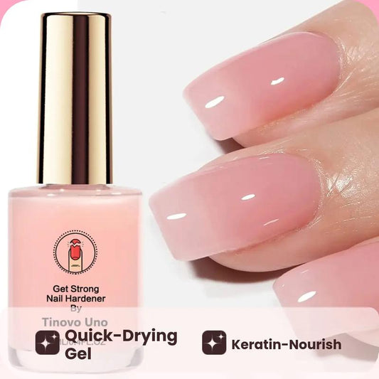 12ML Get Strong Pink Nail Strengthening Nail Care Oil, Quick-Dry Nourishing Nail Care Product for Manicure, Nail Care Product for Women & Girls, Nail Care Serum