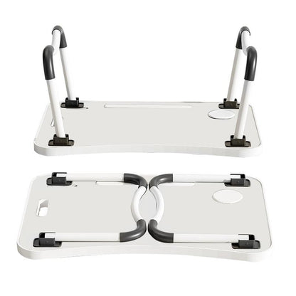 Ultra Large Portable Laptop Bed Table - Multi Functional Tray Holder with Cup Holder and Drawer, - Perfect for Eating, Reading, and Writing on Beds, Sofas, Floors - Stable, Durable, and Foldable