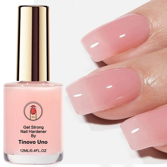 12ML Get Strong Pink Nail Strengthening Nail Care Oil, Quick-Dry Nourishing Nail Care Product for Manicure, Nail Care Product for Women & Girls, Nail Care Serum