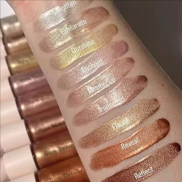 Rare Beauty Soft Pinch Liquid Blush, Positive Light Liquid Luminizer & Silky Touch Highlighter | Long-Lasting Glow Makeup